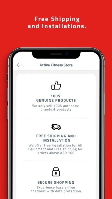 Active Fitness Store Screenshot
