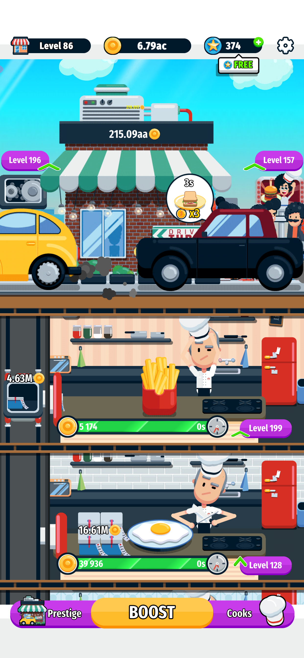 Idle Food Empire screenshot 4