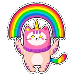 Unicorn Cat - Emoji & Stickers