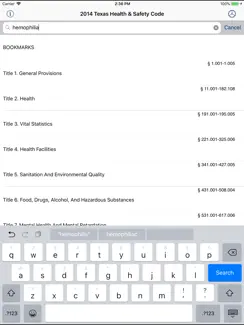 TX Health & Safety Code 2026 iPad image 1