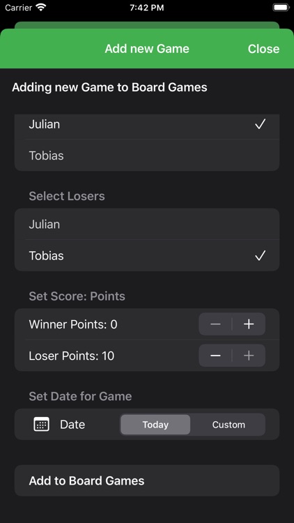 Score Tracking and Statistics screenshot-5