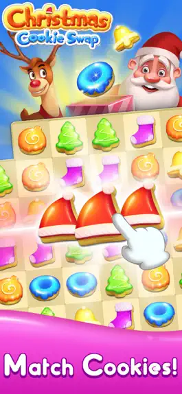 Game screenshot Christmas Cookie Swap 3 mod apk