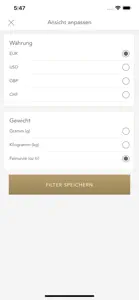 SOLIT Goldpreis & Edelmetalle screenshot #9 for iPhone