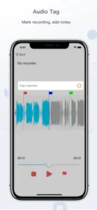 Recording - audio recorder screenshot #4 for iPhone