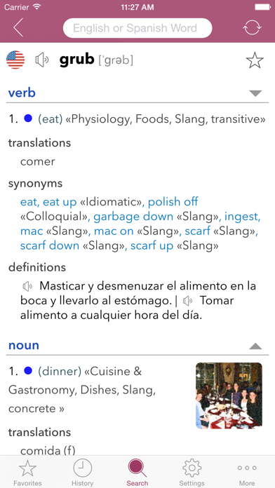 Spanish Slang Dictionary Screenshot