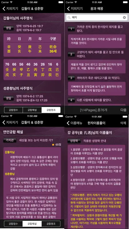 지피지기-사주운세궁합 screenshot 6 of 10