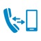 The FMC smartphone app COMfortel Mobile Business enables users to make phone calls in the mobile phone network using their business landline number, regardless of their location