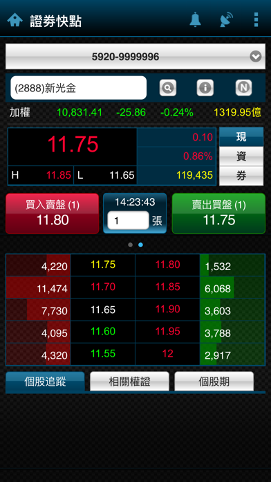 元富證劵 期貨快點贏 Screenshot