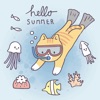 Summer & Vacation Cute Sticker icon