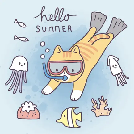 Summer & Vacation Cute Sticker Читы