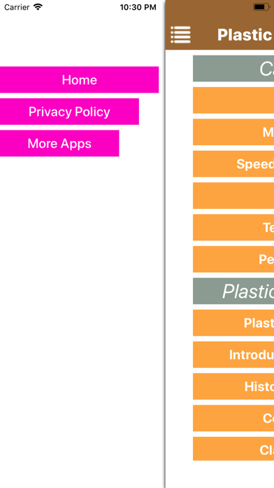 Plastic Engineering Calculator Screenshot