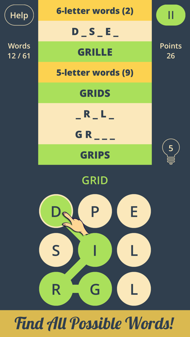 Spell Grid 2 : Jumble Lettersのおすすめ画像2