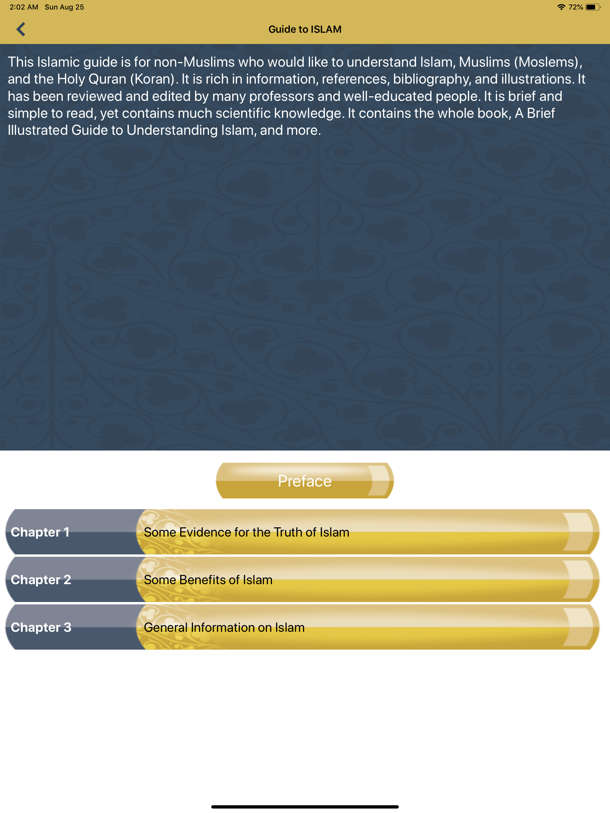 Guide for Islam
