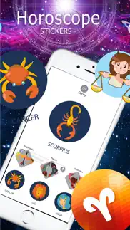 horoscope stickers! iphone screenshot 2