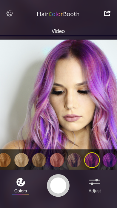 Hair Color Booth Free Screenshot 3