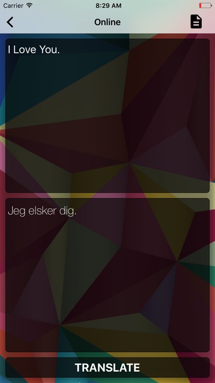 English To Danish Translator