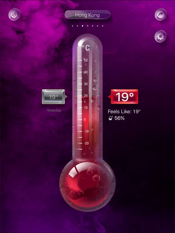 部屋の温度計-最新の天候状態のおすすめ画像3