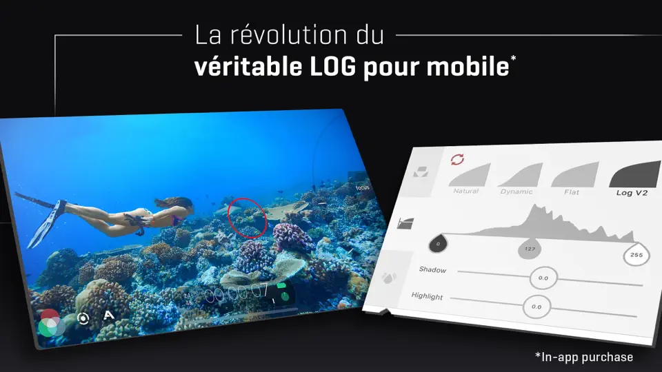 Capture d'écran de Filmic Pro－Video Camera sur iPhone 4