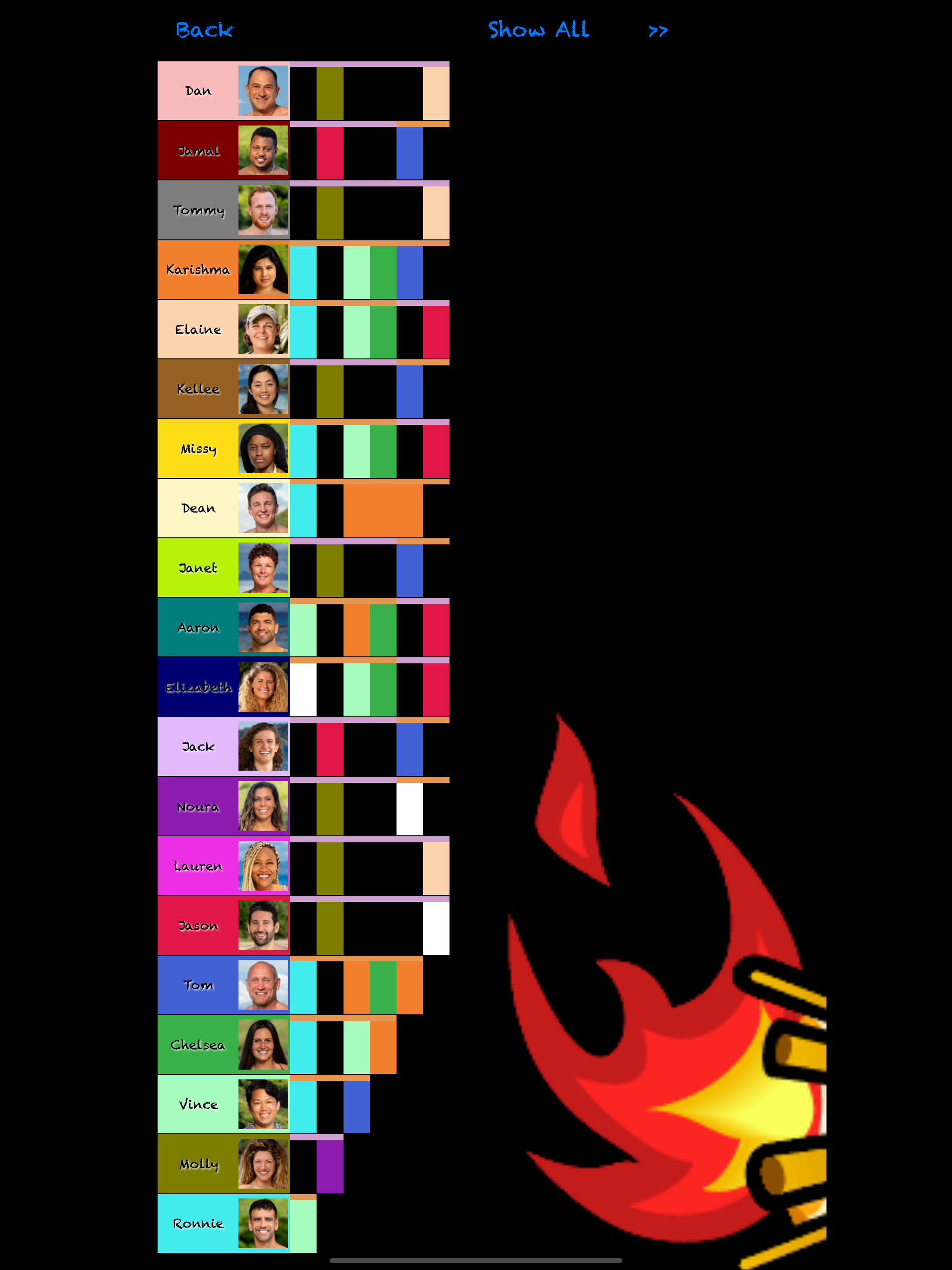 Alliance Tracker for Survivor