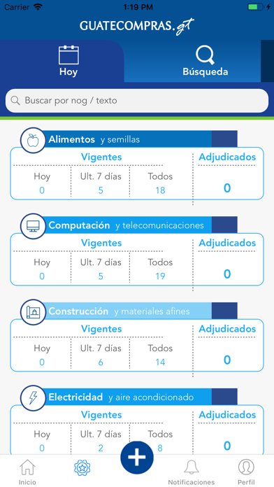 Guatecompras screenshot 3