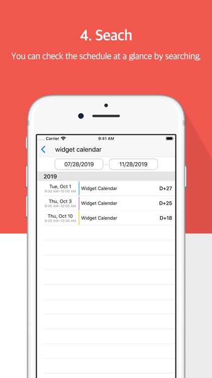 Widget Calendar : Easy&Simple screenshot-3