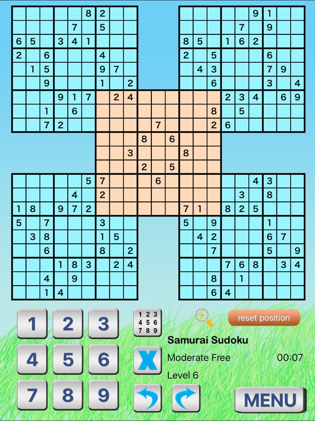 Samurai Sudoku dans l'App Store