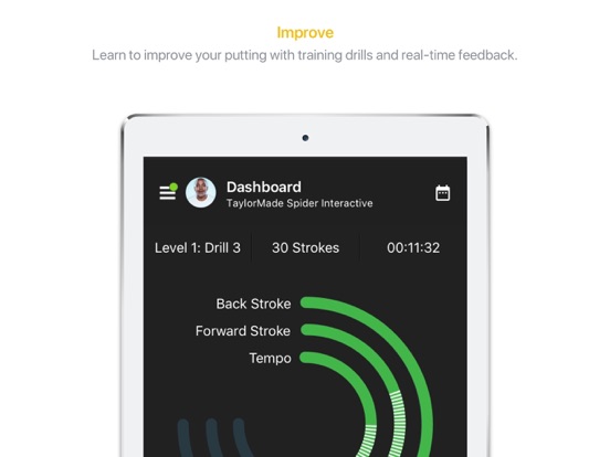 TaylorMade Spider Interactive iPad screenshot 5 - Sports app