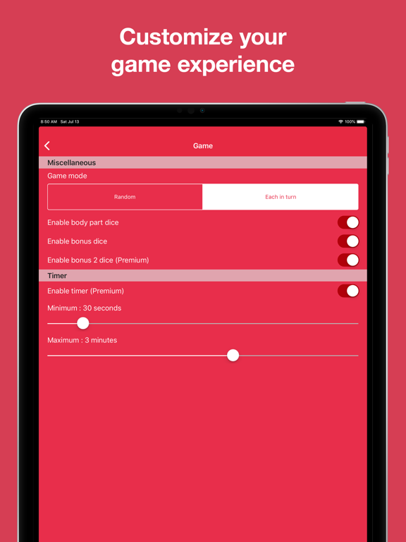 Sex Dice - Sex Game for Couple iPad screenshot