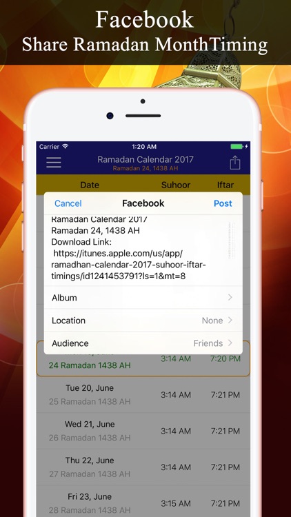 Ramadan Calendar PRO رمضان screenshot-3