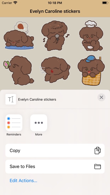 Evelyn Caroline stickers screenshot-3