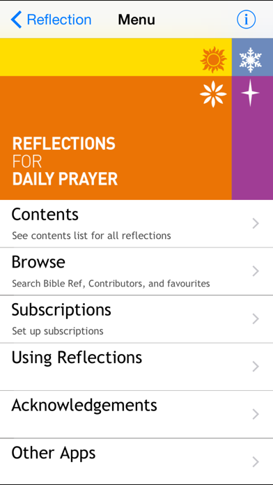 Reflections for Daily Prayer Screenshot