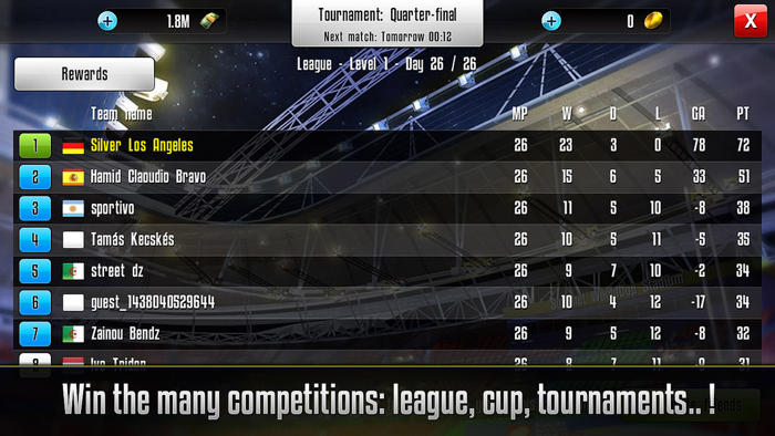 Rugby Manager  Be a manager