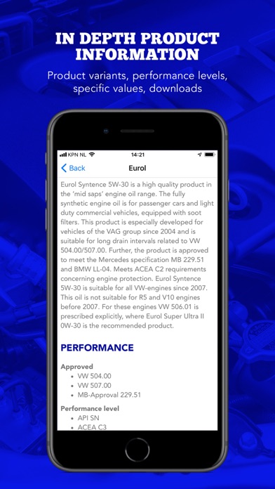 Eurol Oil Advisor Screenshot
