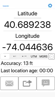 my gps coordinates iphone screenshot 1