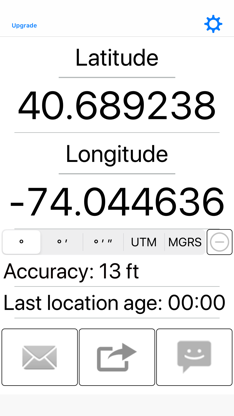 My GPS Coordinates screenshot 1