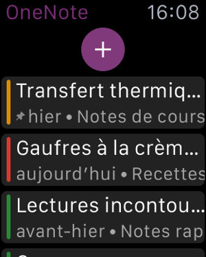 ‎Microsoft OneNote Capture d'écran