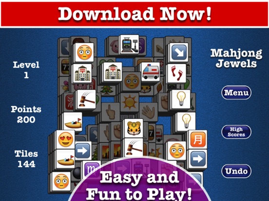 Mahjong Jewels™ Solitaire iPad app afbeelding 1