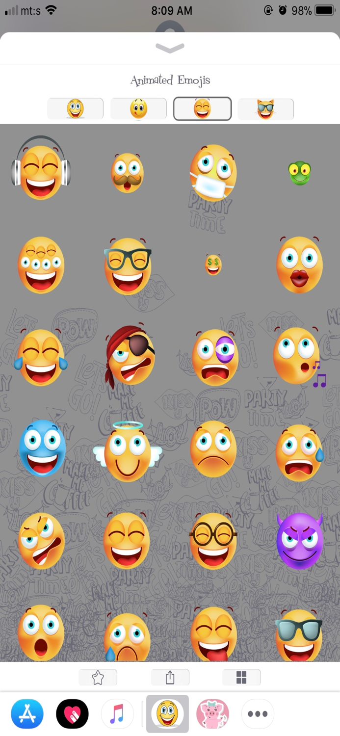 Animated Emojis for Message