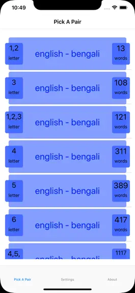 Game screenshot PickAPair Bengali - English mod apk