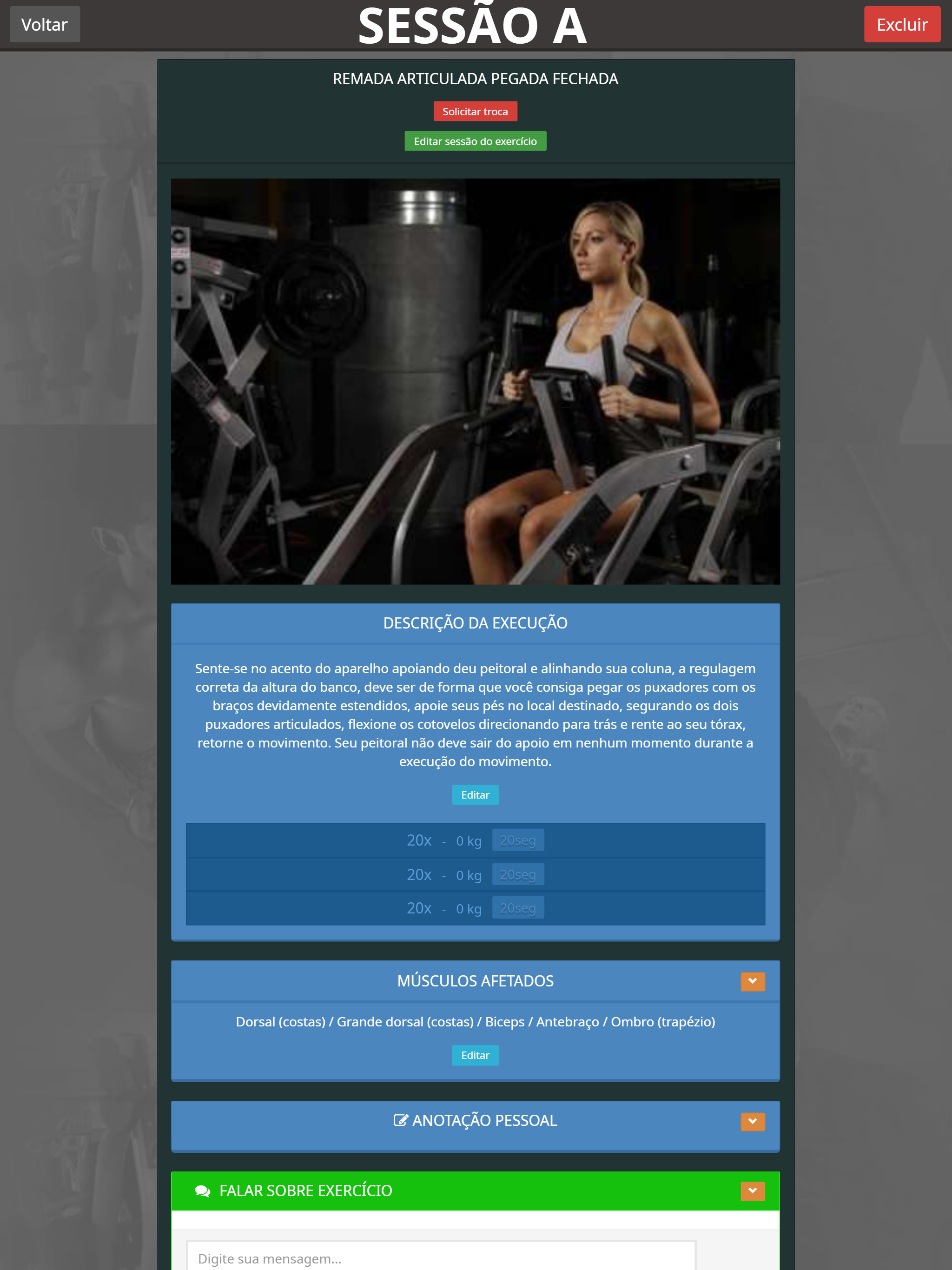 Personal Virtual - Treinos screenshot 10