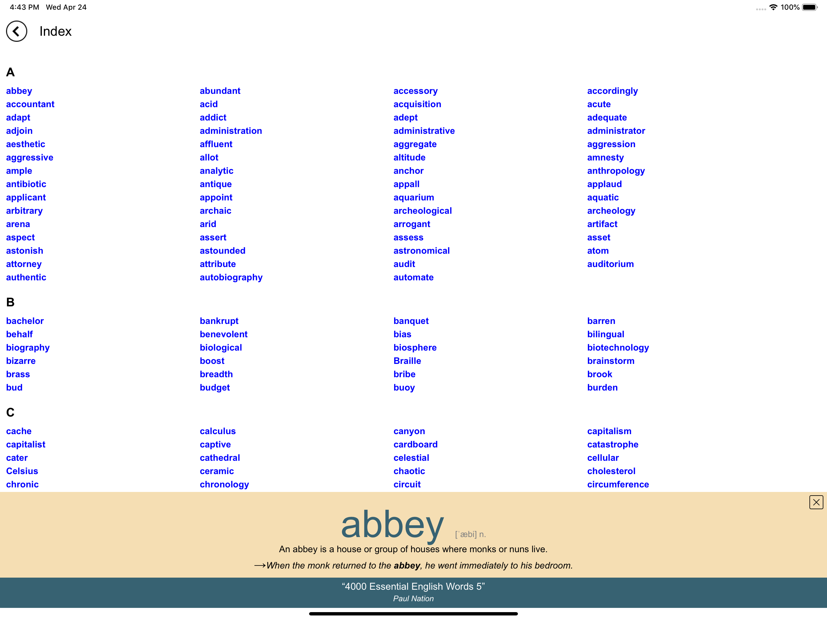 4K Essential English Words 5 screenshot 10