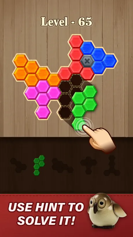 Block Hexa Puzzle: Wooden Game