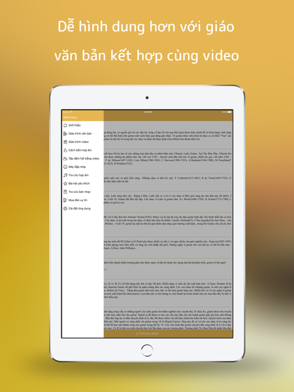 Screenshot #5 pour Hoc dan Guitar - Học đàn