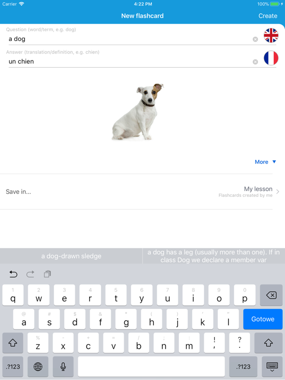 Screenshot #6 pour Parler français - Voc App