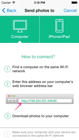 Game screenshot PhotoTransfer Pro+ apk