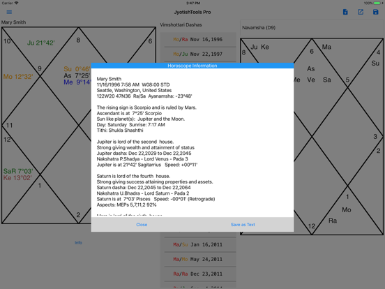 Screenshot #6 pour JyotishToolsPro for iPad