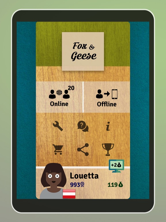 Fox and Geese - Online iPad screenshot 4 - Games app