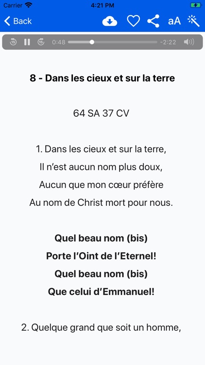 Chants D'Esperance Tunes