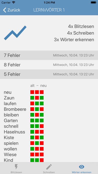 Grundschule: Lernwörter Screenshot