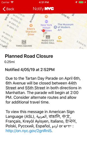 Notify NYC screenshot 3